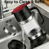 EAOEIHD 2026 12Oz Upgrade Honey Dispenser No Drip with Base, Multipurpose Honey Glass Bottle, Glass Honeys and Syrup