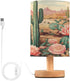 ARGTILDN Cactus Flowers Desert LED Table Lamp for Bedroom Bedside Lamp with USB