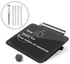 TOWON Small Glass Dry Erase Board, 8x6 Inches, Mini Whiteboard Easel Pad Set for Office, Home, School