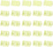 HARFINGTON 50pcs Plastic Corner Braces 42 x 20 x 20mm L-Shape 90