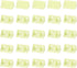 HARFINGTON 50pcs Plastic Corner Braces 42 x 20 x 20mm L-Shape 90