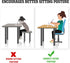 Estune Acrylic Ergonomic Writing Slant Board Transparent Plastic Preschool Slope Board Classroom Tool for Drawing