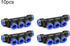 PK-12(12mm) OD Quick Release Connectors Manifold, Inline Union Fittings, 10 PCS Air Push Quick Fittings Kit