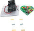 DGZZI Heart Shaped Soldering Practice Kit DIY Assembled Spare Parts Circuit Components Electronic Training Board