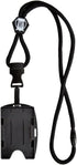 Metal Detector Friendly Lanyard with Badge Holder - 2 Card Display - Double Sided Open Face
