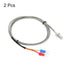 MECCANIXITY 2pcs J Type Thermocouple Temperature Sensor Probes, M6 Screw, 3.3ft, 0 to 750°C