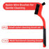 Ptwola 6 Pack Set Nylon Brush for Cleaning Small Cleaning Brushes Mini Nylon Brush for Clean Dust in Holes Non Scratch