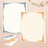96 Set (64 32 2 8.5 11 Anzon Mories Piece Stationary Sheet Paper and Envelope) Both Side Line Vintage Ivory Lace