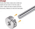 HARFINGTON 2pcs Shaft Collar - 6mm Bore Aluminum Alloy Set Screw Split Clamp-On Collars for Industry