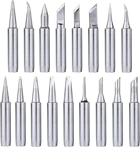 Mesee 17Pcs Soldering Iron Tips Kit, 900M Lead-Free Replacement Accessories for Various Solder Stations