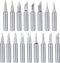 Mesee 17Pcs Soldering Iron Tips Kit, 900M Lead-Free Replacement Accessories for Various Solder Stations