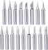 Mesee 17Pcs Soldering Iron Tips Kit, 900M Lead-Free Replacement Accessories for Various Solder Stations