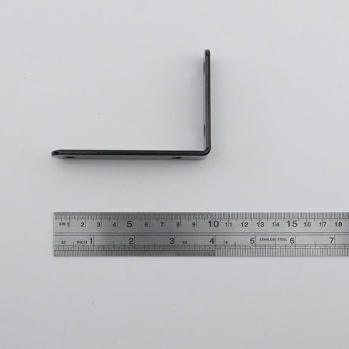 6 Reinforcement,64 100mm /2.5"*3.93" Woogim PCS L Shape Wall Shelf Brackets,Shelf Support Corner Bracket for Wooden