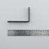 6 Reinforcement,64 100mm /2.5"*3.93" Woogim PCS L Shape Wall Shelf Brackets,Shelf Support Corner Bracket for Wooden