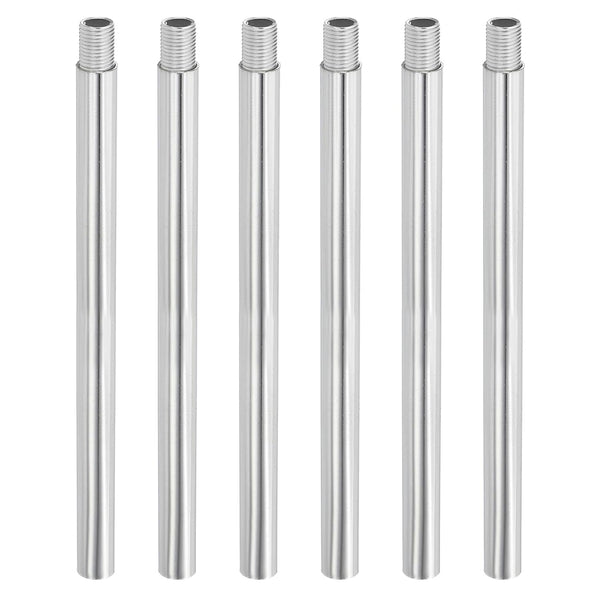 PATIKIL Threaded Extension Rod, 6 Sets 6" M10 x 1mm Fine Thread Lamp