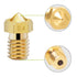 14 Pcs M6 3D Printer Nozzle - 0.4mm Extruder Brass Nozzle Print Head for 1.75mm Filament E3D V5 V6 Makerbot