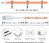 5V Dimmable (3.28FT/1M) Short Led Strip Lights Pink USB LED Lighting COB LED Strip Pink Flexible LED Tape Light Not