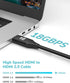 4K 50Feet, CL3 2.0 (HDR10 8/10bit 18Gbps HDCP2.2 HDMI Cable in-Wall Rated HDMI Cable Support ARC) High Speed HD
