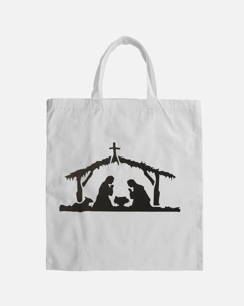Baby Jesus in Bethlehem Manger Stencil, 11" x 8.5" - Custom Christmas Nativity Design for Holiday Crafts