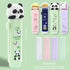 Cute 4 Pcs Retractable Rubber Eraser with 4 Refills, Astronaut Peach Girl Unicorn Panda for Kids School Supplies