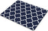 SSOIU Gaming Mouse Pad Custom, Modern Navy Blue Quatrefoil Mouse Pad 9.5 X 7.9 inch