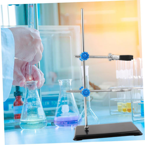 Mobestech Iron Stand Mini Clamps Micro Set, Miniature Tools Lab Condenser Clamp Chemistry Equipment