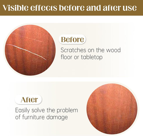 Sticks20 Wood Filler Colors Wood Repair Wax Crayons Furniture Markers Touch up for Repairing Scratches, Scuffs, Cracks