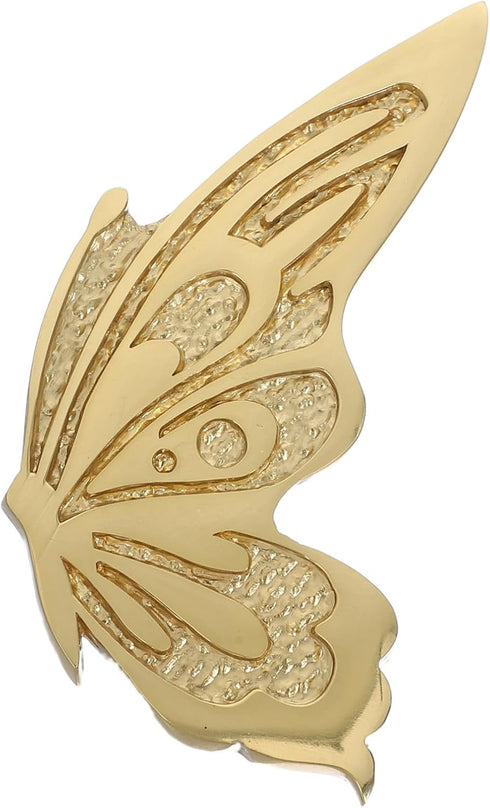 Butterfly Cabinet Drawer Pulls Brass Right-Hand Decorative Drawer Handles for Kitchen Cabinet Door Dresser Bedside