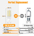 G9 Bulb 6000K 4W (40W AC120V 400LM G9 Bulbs 360 Non-dimmable, 5 Pack YUIIP LED Daylight White Halogen Equivalent), Bi