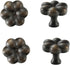 SANCHAKOU Brass Drawer Knob 2 Pack Shoe Cabinet Bedside Table Handle Wardrobe Cabinet
