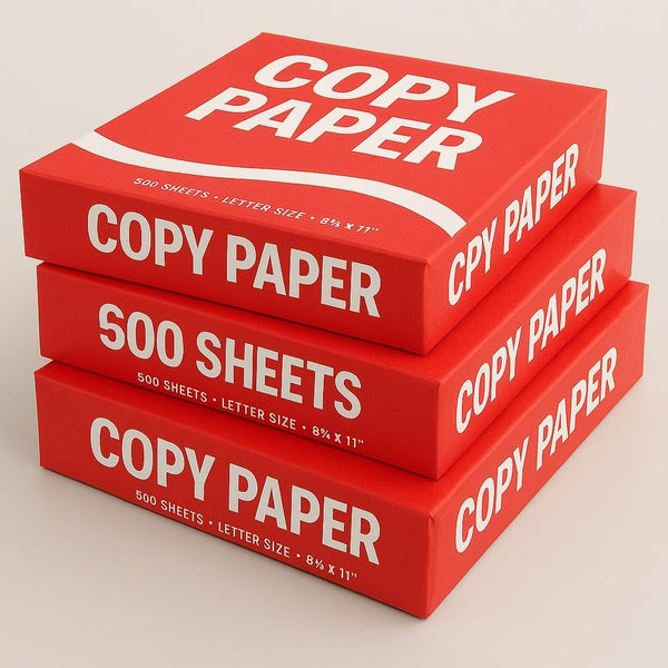 Generic Multi-Use Copy Paper, 8.5 x 11 Inch, White, 20 lb, 92 Brightness,