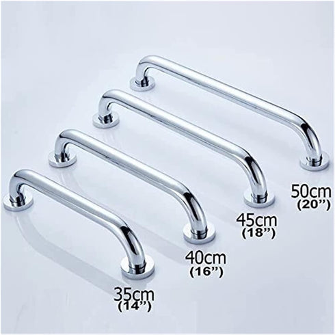XXSLY 12-Inch 16 Inch) Grab Bars Shower Handle Hotel/Motel/Home Shower Safety, Solid Brass, Polished Chrome, Heavy-Duty