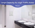 Commercial 500 Paper Towel Dispenser Wall Mount, Holds Multifold, Trifold, Z Fold, C Fold Hand Towels