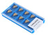 Accusize TPG22 Wiper Carbide Inserts, TiN Coated, T-Shape, 10 Pcs/Box
