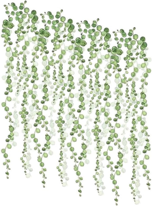 RoomMates RMK3903SCS String of Pearls Succulent Vine Peel and Stick Wall Decals|