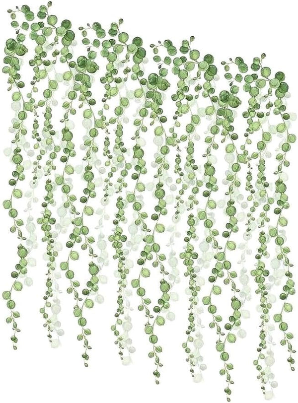 RoomMates RMK3903SCS String of Pearls Succulent Vine Peel and Stick Wall Decals|