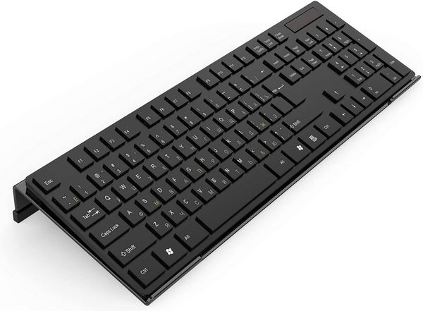 KOTEMON Acrylic Tilted Computer Keyboard Stand for Ergonomic Typing, Keyboard Tray Holder with
