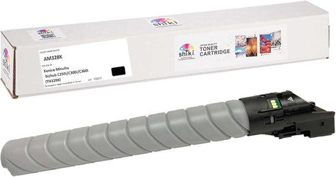 SHIKI Compatible Toner Cartridge for Konica Minolta bizhub C250i C300i C360i TN328K, Black