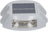 IP68, Solar Deck Light with Reflective Flashing, Waterproof Aluminum Alloy, Silver - Long Lasting Battery, Smart Sun