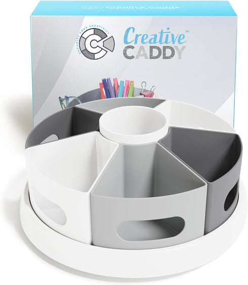 Rotating Art Supply Organizer, Crayon Holder for Teacher Supplies, Kids Desk Storage, Classroom Organization
