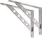 YUMORE Shelf Bracket 12", Stainless Steel Heavy Duty L Shaped Brackets Wall