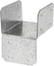 4 Pcs Silver Joist Anchor Connector Fit 4x4, 4x6, 4x8 Beam or Stud, 18 Gauge Galvanized Steel Roof Tie Header Hanger