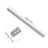 uxcell 10pcs Round Steel Metal Rods, 4.9mm x 100mm High Speed Steel Lathe Bar Stock Tool for DIY Craft