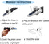 VGVGV 0-20% Brix Refractometer, Brix Refractometer Handheld Sugar Refractometer Sugar Concentration With ATC Sweetness