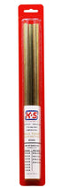 K & S 3406 Brass Square & Rectangular Tube Assortment, 11 Pieces, Made in The USA