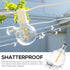 SUNTHIN 25 Pack G40 LED Bulbs, 1W E12 Base, Warm White 2700K, 5 Watt Incandescent Equivalent for Indoor & Outdoor