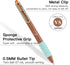 Gel Pens,8Pcs Black Ink Cute Pens 0.5mm,Retractable Aesthetic Ballpoint Fine Point Smooth Writing Pens for Bible Journaling Note Taking,Office School College Gifts for Women Men Nurse Teacher
