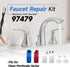 97479 Stem Extension Kit, Repair Kit Replacement Parts for Moen Monticello Bathroom Sink Faucet