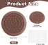 SULIKJHUI 8 4cm/1.57 Inch Pcs Cutting Board Rubber Feet, Self-Adhesive Silicone Feet for Cutting Board, Anti-Slip
