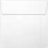 LUXPaper Square Invitation Envelopes, Peel & Press, 5 3/4" x 5 3/4", White Linen, 80lb, 50 Qty